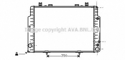 AVA QUALITY COOLING ms2131 -  Радиатор, охлаждение двигателя